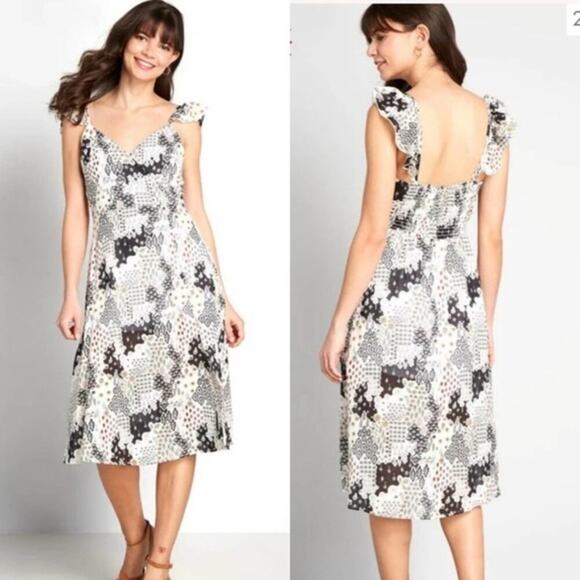 Modcloth Dresses & Skirts - Modcloth Jessy B Patchwork Floral Dress